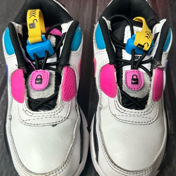 Nike Air Max 90 Toggle SE Kids 11.5c Casual Shoes DV1858 100 - Picture 7 of 13